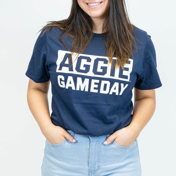 aggie gameday t-shirt navy
